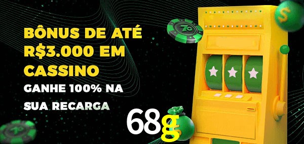 68g melhor bônus de depósito